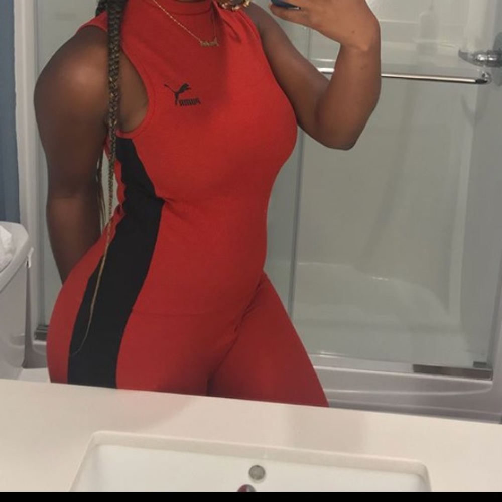 Red Puma Jumpsuit